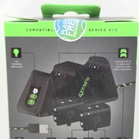 4Gamers Xbox Series X/S Twin Wireless Controller Charging Dock Black