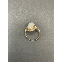 Ladies 9ct Yellow Gold Pearl Ring