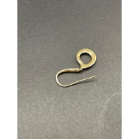 Ladies 10ct Yellow Gold Tear Drop Dangle Earrings