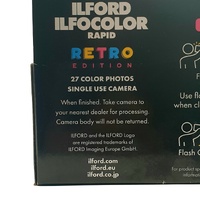 Ilford IlfoColor Rapid Retro Edition 27 Exposure Single Use Color Film Camera