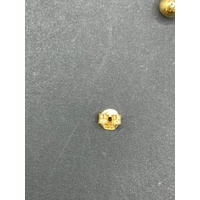 Ladies 21ct Yellow Gold Ball Stud Earrings