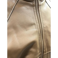 Adidas Originals Adicolor Trefoil Faux Leather Jacket Ladies Wild Brown II6102
