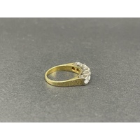 Ladies 18ct Yellow Gold Diamond Ring