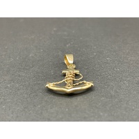 Ladies 9ct Yellow Gold Sail Anchor Pendant
