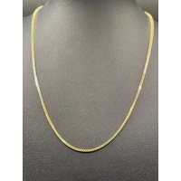 Unisex 18ct Yellow Gold Palma Link Necklace