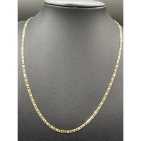 Ladies 18ct Yellow Gold Mariner Link Necklace
