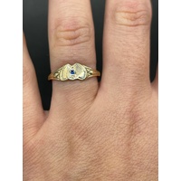 Child 9ct Yellow Gold Signet Ring