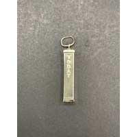 Ladies 9ct Yellow Gold Rectangle 3D Pendant