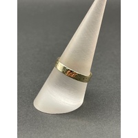 Unisex 9ct Yellow Gold Wedding Band Ring