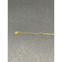 Ladies 18ct Yellow Gold Margarita Twist Link Bracelet