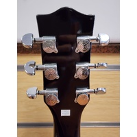 Artist Black58TRM Semi Hollow Electric Guitar with Hard Case and Strap