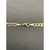 Unisex 9ct Yellow Gold Curb Link Necklace