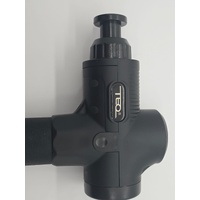 TEQ Rechargeable Massage Gun Black with Attachments and Carry Case