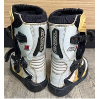 O'Neal Junior OMS50 Youth Motorcycle MX Boots Yellow Black White Size Youth