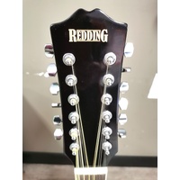 Redding RED512ETS 12 String Semi Acoustic with In-Built Tuner and Hard Case