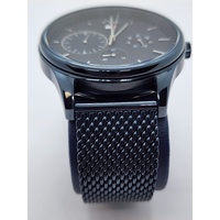 Tommy Hilfiger Mens Blue Mesh Strap Mens Damon Stainless Steel Watch 1791421