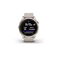 Garmin Epix Pro Gen 2 Sapphire Edition 42mm Smartwatch Soft Gold Light Sand Band
