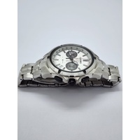 Seiko Coutura Chronograph Silver Dial Quartz Stainless Steel Watch SSB433