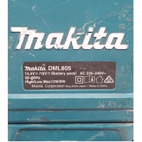 Makita DML805 18V LED Corded Cordless Flood Work Light with 5.0Ah Battery