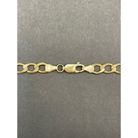 Men's 9ct Yellow Gold Open Curb Link Necklace