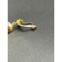 Ladies 18ct Yellow Gold Dangle Earrings