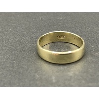 Unisex 9ct Yellow Gold Plain Band Ring