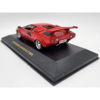 IXO Models Lamborghini Countach LP 500S 1:43 Scale Red Diecast Car