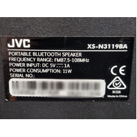 JVC Portable Standing Bluetooth Speaker XS-N3119BA Black