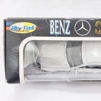 Mercedes-Benz SLK 1:32 Diecast Model Car Silver Open Door Collectible