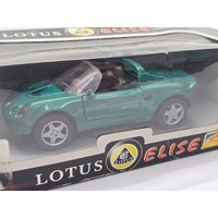 NewRay Speedy Power 1:32 Lotus Elise Vintage Diecast Open Door Green Model Car