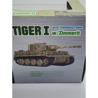 Dragon Armor I 1/72 Scale Tiger Late Production with Zimmerit Diecast Model Tank