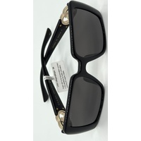 Gucci GG1692SA 001 Ladies Black Grey Lenses Oversized Square Sunglasses