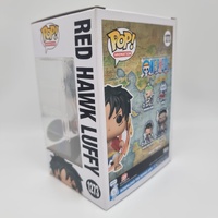 Funko POP! One Piece Red Hawk Luffy Number 1273 Limited Glow Chase Edition