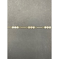 Ladies 9ct Yellow Gold Fancy Link Bracelet