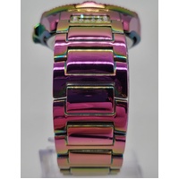 Guess Iridescent Crystal Queen Multifunction Stainless Steel Watch GW0464L4