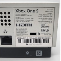 Microsoft Xbox One S 500GB Console 1681 White with Leads No Controller