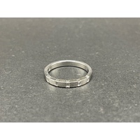 Ladies 18ct White Gold Diamond Band Ring