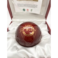 Shane Warne Signed Ceramic Ball 600 Test Wickets Limited Edition 170/600 and COA