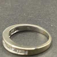 Ladies 18ct White Gold Diamond Band Ring