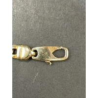 Mens 9ct Yellow Gold Curb Link Bracelet