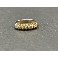 Ladies 18ct Yellow Gold Diamond Ring