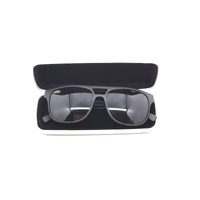Calvin Klein Mens Black Square Aviator Sunglasses CK20523S 001 with Case