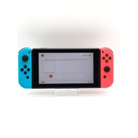 Nintendo Switch Neon Blue/Red Handheld Gaming Console HAC-001 with Accessories