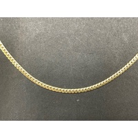 Unisex 18ct Yellow Gold Snake Link Necklace