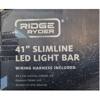 Ridge Ryder 41 Inch Slimline LED Light Bar with Wiring Harness PLU 607367