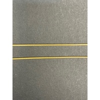 Ladies 18ct Yellow Gold Snake Link Droplet Necklace