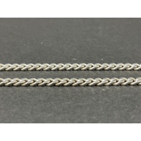 Unisex 925 Sterling Silver Curb Link Necklace