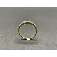 Ladies 18ct Yellow Gold Diamond Band Ring