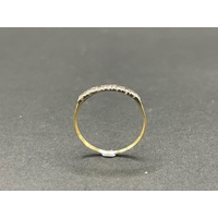 Ladies 18ct Yellow Gold Cubic Zirconia Ring