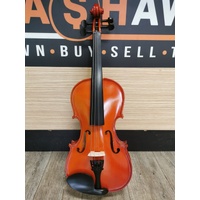 Golden Age Violin Starter Set with Bow and Case Acoustic Kit for Beginners